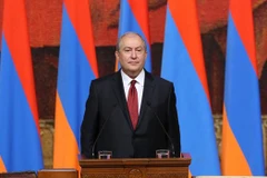 Tổng thống Armenia, ông Armen Sarkisian (Nguồn:AFP)