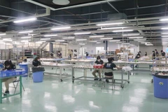 Doanh nghiệp ở Đồng Nai thực hiện phương án 3 tại chỗ. (Ảnh: TTXVN)