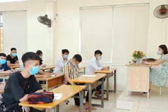 Thí sinh dự kỳ thi Tốt nghiệp trung học phổ thông năm 2020. Ảnh minh họa. (Ảnh: PV/Vietnam+)