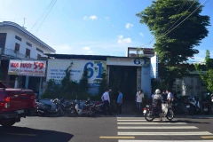 Hiện trường nơi xảy ra vụ việc. (Ảnh: Hồng Điệp/TTXVN)