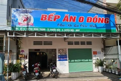 Bếp ăn 0 đồng tại huyện Xuyên Mộc. (Ảnh: Hoàng Nhị/TTXVN)