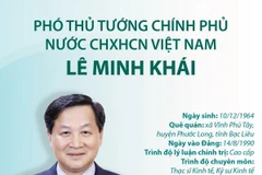 [Infographics] Tiểu sử tân Phó Thủ tướng Chính phủ Lê Minh Khái