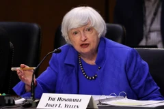 Bộ trưởng Tài chính Mỹ Janet Yellen phát biểu tại Washington, DC., ngày 28/9/2021. (Ảnh: AFP/TTXVN)