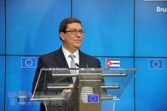 Ngoại trưởng Cuba Bruno Rodriguez Parrilla. (Ảnh: Kim Chung/TTXVN)