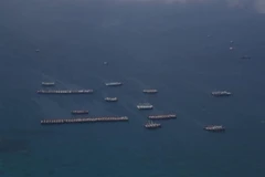 Tàu Trung Quốc ở Biển Đông. (Nguồn: AFP/TTXVN)