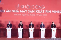 Chủ tịch nước dự lễ khởi công dự án nhà máy Sản xuất Pin VinES 