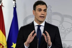 Thủ tướng Tây Ban Nha Pedro Sanchez. (Nguồn: AFP)
