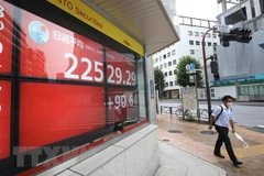 Bảng chỉ số chứng khoán tại Tokyo, Nhật Bản. Ảnh minh họa. (Nguồn: THX/TTXVN)