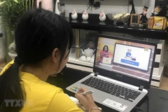 Học sinh Bình Dương sẽ học trực tuyến trong tháng 9 và 10. Ảnh minh họa. (Nguồn: TTXVN) 