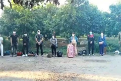 Lực lượng biên phòng phát hiện 8 đối tượng nhập cảnh trái phép về Việt Nam qua tuyến biên giới An Giang. Ảnh minh họa. (Ảnh: TTXVN phát)