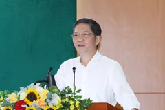 Ông Trần Tuấn Anh, Ủy viên Bộ Chính trị, Trưởng Ban Ban Kinh tế Trung ương chủ trì Hội nghị. (Ảnh: Phương Hoa/TTXVN)