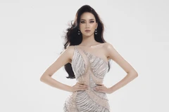 Một trong hai trang phục Ái Nhi dự kiến mặc trong các phần thi quan trọng đang bị hải quan Ai Cập giữ. (Ảnh: CTV/Vietnam+)