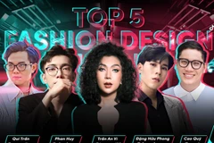 Top 5 thí sinh lĩnh vực Fashion Design Icon. (Ảnh: BTC)