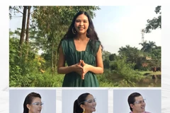 Thí sinh Huyền Trang tham gia casting từ xa. (Ảnh: BTC)