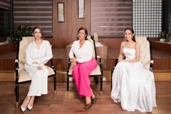 Ba nhân vật tham gia chủ đề "Được là chính mình." (Ảnh: CTV/Vietnam+)