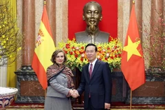 Chủ tịch nước Võ Văn Thưởng tiếp các Đại sứ đến trình Quốc thư