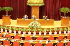 Hình ảnh bế mạc Hội nghị lần thứ 9 Ban Chấp hành Trung ương Đảng khóa XIII