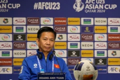 Huấn luyện viên Đội tuyển U23 Việt Nam Hoàng Anh Tuấn. (Nguồn: VFF)