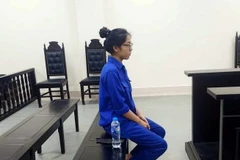 Bị cáo Huỳnh Thị Kim Xuyến tại phiên xét xử. (Nguồn: Hà Nội Mới)