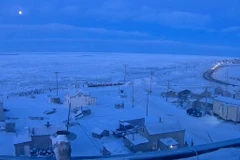 Thị trấn Utqiagvik tại Alaska sẽ không có ánh nắng Mặt Trời trong vòng 2 tháng liền. (Nguồn: Đại học Alaska Fairbanks)