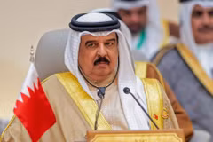 Nhà vua Bahrain Hamad bin Isa Al Khalifa. (Ảnh: AFP)