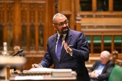 Bộ trưởng Nội vụ Anh James Cleverly. (Nguồn: Quốc hội Anh)