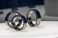 Sản phẩm nhẫn thông minh Galaxy Ring của Samsung. (Nguồn: Android Authority)