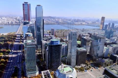 Khu tài chính Yeouido tại thành phố Seoul, Hàn Quốc. (Nguồn: The Korea Herald)
