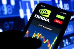 Cổ phiếu Nvidia tăng mạnh nhờ xu hướng phát triển AI. (Ảnh: Getty Images)