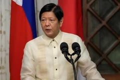 Tổng thống Philippines Ferdinand Marcos Jr. phát biểu tại Manila. (Ảnh: AFP/TTXVN)