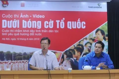 Ban tổ chức phát động cuộc thi "Dưới bóng cờ Tổ quốc". (Ảnh: Trung ương Đoàn)