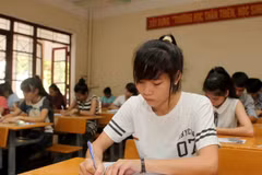 Thí sinh dự thi trung học phổ thông quốc gia. (Ảnh TTVN)