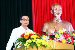 Phó Thủ tướng Vũ Đức Đam phát biểu chỉ đạo tại Hội nghị. (Ảnh: Quý Trung/TTXVN)