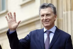 Tổng thống nước Cộng hòa Argentina Mauricio Macri. (Nguồn: AP)