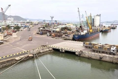 Một góc cảng Quy Nhơn. (Ảnh: Nguyên Linh/TTXVN)