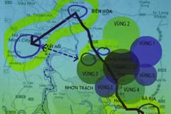 Quy hoạch vùng phụ cận sân bay Long Thành. (Ảnh: Sỹ Tuyên/TTXVN)