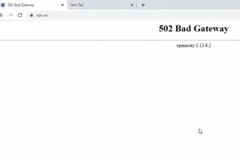 Thời điểm diễn ra tấn công mạng, độc giả không thể truy cập vào trang web của báo VOV. (Ảnh: VOV)