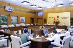 Quang cảnh phiên họp. (Ảnh: Doãn Tấn/TTXVN)