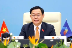 Chủ tịch Quốc hội Vương Đình Huệ phát biểu. (Ảnh: Doãn Tấn/TTXVN)