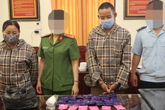 Đối tượng Hà Thị Mạch và Lục Văn Sáo. (Nguồn: Cục Hải quan Thanh Hóa)