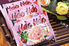 Sản phẩm mỳ Hảo Hảo. 