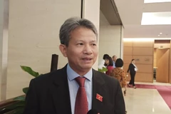 Đại biểu Đỗ Văn Sinh, đoàn Quảng Trị. (Ảnh: Vietnam+)