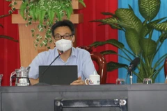 Phó Thủ tướng Vũ Đức Đam phát biểu tại buổi làm việc. (Ảnh: Thanh Hòa/TTXVN)