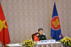 Trung tướng Vũ Chiến Thắng dự ARF DOD. (Nguồn: Báo Quân đội nhân dân)