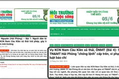 Thông tin sai sự thật của Tạp chí Môi trường và Cuộc sống về Khu công nghiệp Nam Cầu Kiền. (Nguồn: Thanhphohaiphong.gov.vn)