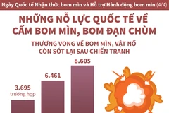 Những nỗ lực quốc tế về cấm bom mìn, bom đạn chùm.