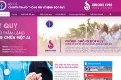 Giao diện trang dotquy.kcb.vn. 
