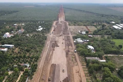 Cao tốc Phan Thiết-Dầu Giây có chiều dài gần 100km, từ Bình Thuận đến Đồng Nai. (Ảnh: Công Phong/TTXVN)