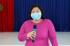  Phó Chủ tịch UBND tỉnh Bạc Liêu Cao Xuân Thu Vân khẳng định Bạc Liêu không có ca nhiễm COVID-19 trong cộng đồng. (Ảnh: Nhật Bình/TTXVN)