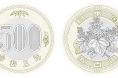 Thiết kế của đồng 500 yen. (Nguồn: Bộ Tài chính Nhật Bản)